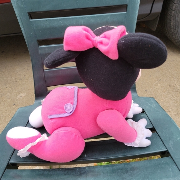 Mattel Disney 1995 Baby Touch N Crawl Crawling Electronic Minnie Mouse Toy Doll - Picture 4 of 7